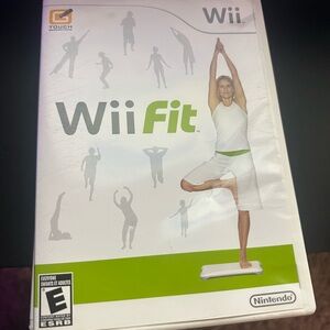 Nintendo Wii Fit White & Green Fitness Game, Case & Manual (TESTED)